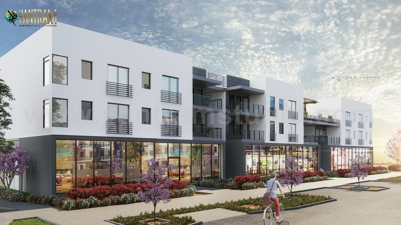 Landscaping_House_communities-_View_of_Exterior_rendering_services_by_architectural_animation_services