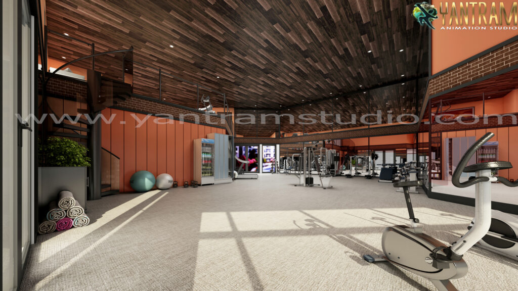 Luxurious-Gym-hall-design-of-architectural-animation-studio