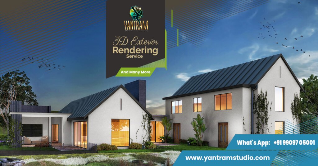 Modern Residential Farm House of architectural rendering service , Toronto – Canada