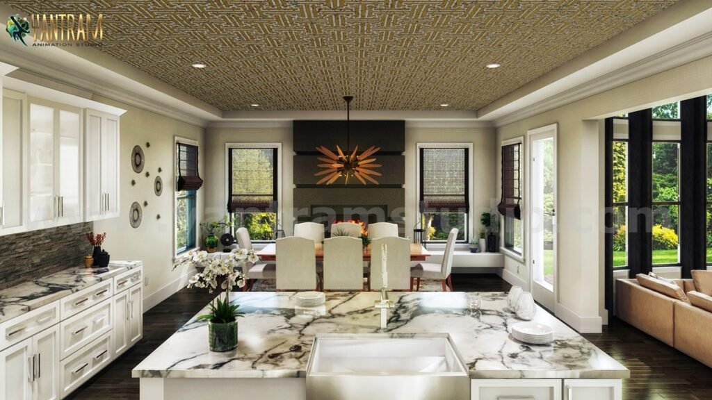 Residential_3d_interior-_designers_of_kitchen_island_breakfast_table