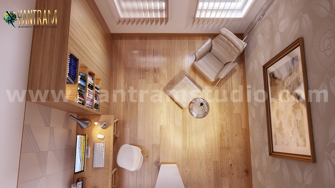 Impressive Residential Interior Design for Home of architectural animation studio, Brisbane – Australia