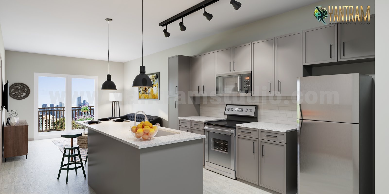 kitchen architectural modeling firm, spain