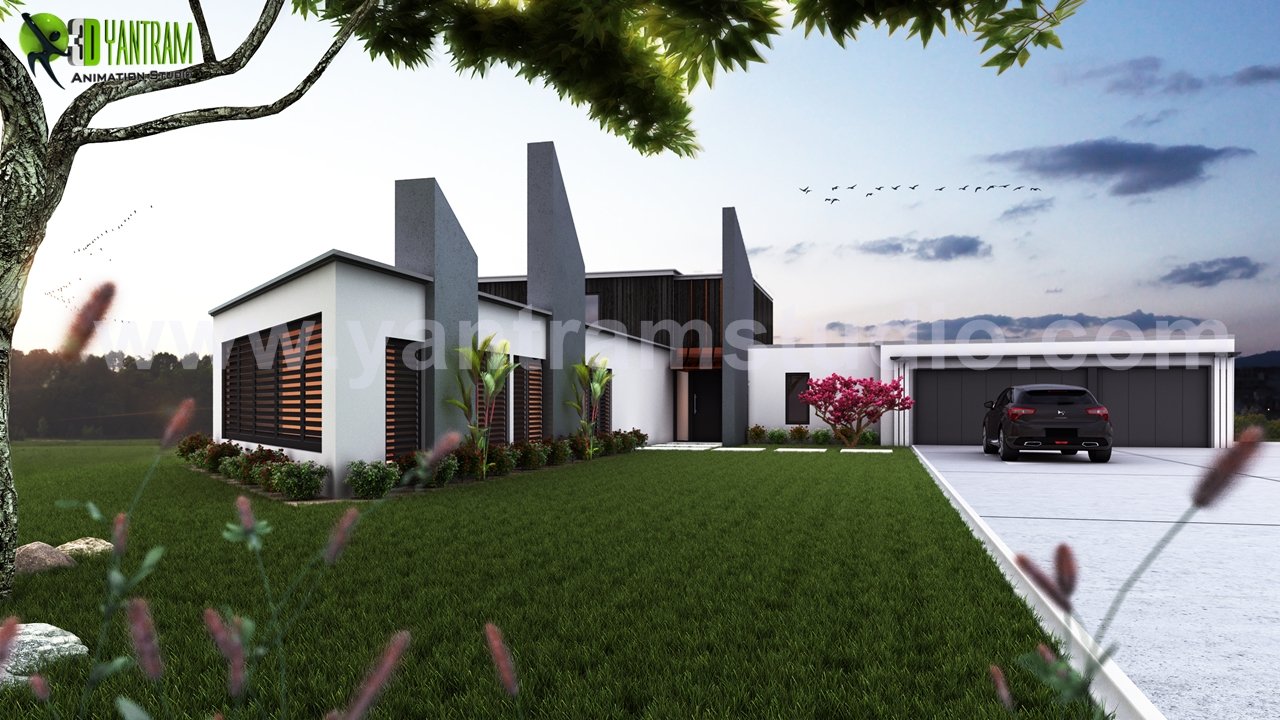 3d-rendering-services-of-beautiful-modern-exterior-London-UK