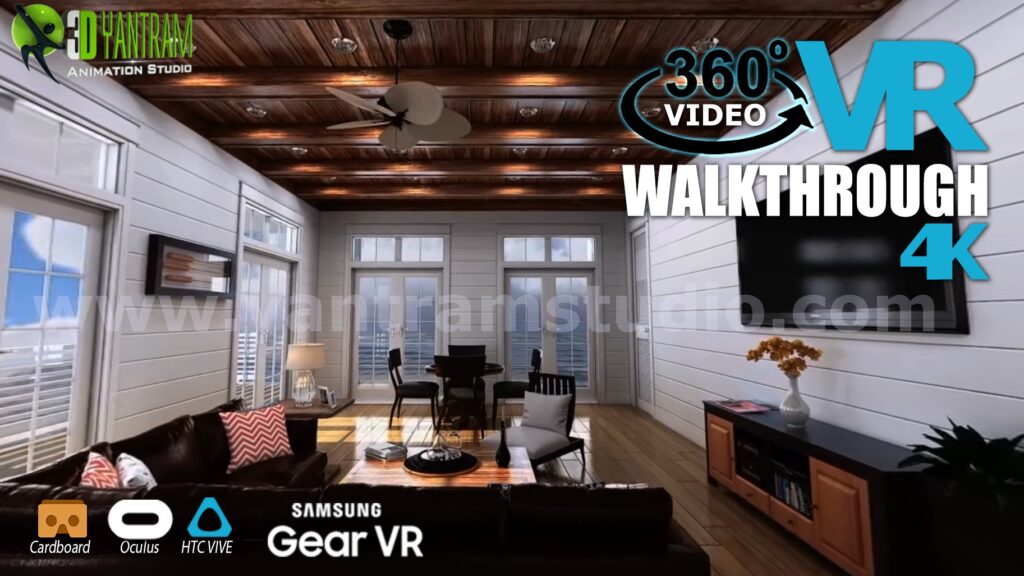 Interactive 360° VR Architectural Virtual Tour Video Developed, California – USA