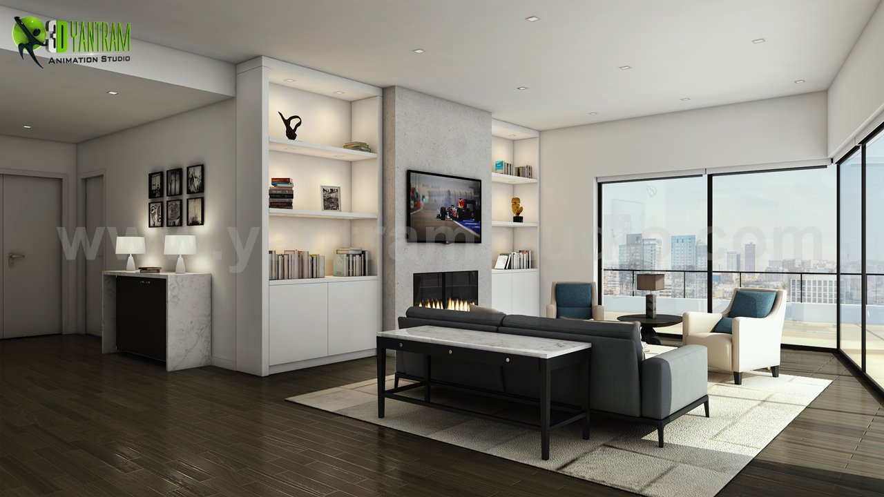 Modern Kitchen & Living Interiors Developed of residential interior design studio, Melbourne – Australia