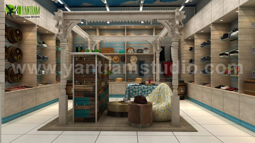 3D Cloth Shop Interior Design ideas of 3D interior design firms, Perth - Australia