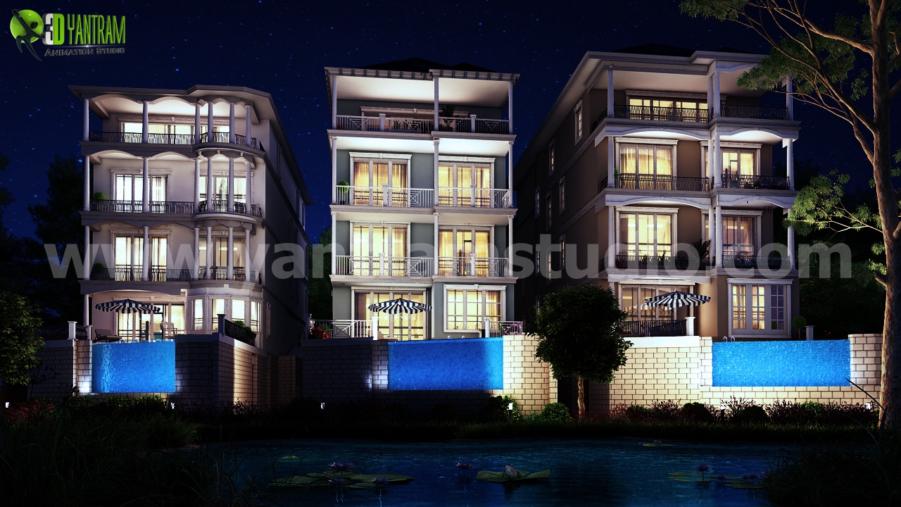 3D-Condo-House-for-Multi-Family-at-Beach-Side-Ideas-architectural-animation-services-USA