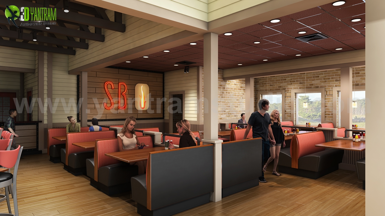 Smokey-Bones-Restaurant-Beautiful-Renovation-Ideas-3d-interior-design-Chicago-USA