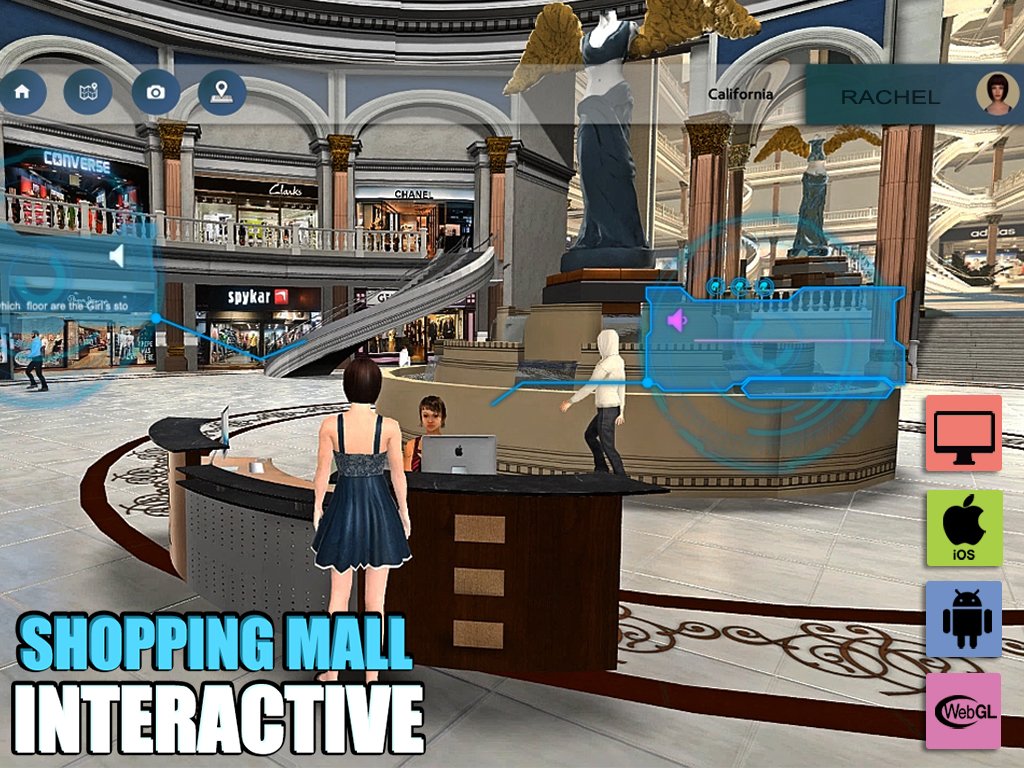 Architectural visualizations of Shopping Mall Application for Web, Mobile & Desktop , Denton – Texas