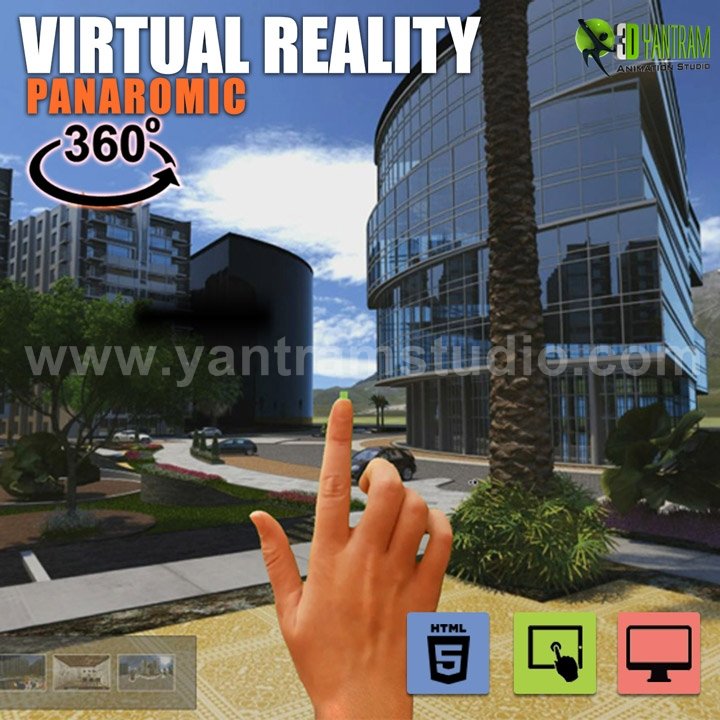 360° VR Interactive Panoramic Video Developed by architectural modeling firm Virginia – USA