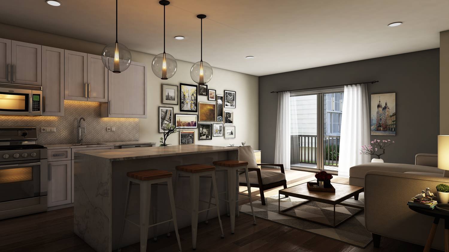 kitchen by residential interior design studio , Dallas