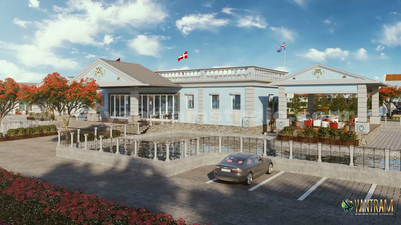 company, companies, firms, architectural, rendering, studio, animation, visualization, services, design, view, Idea, exterior, pool, parking
