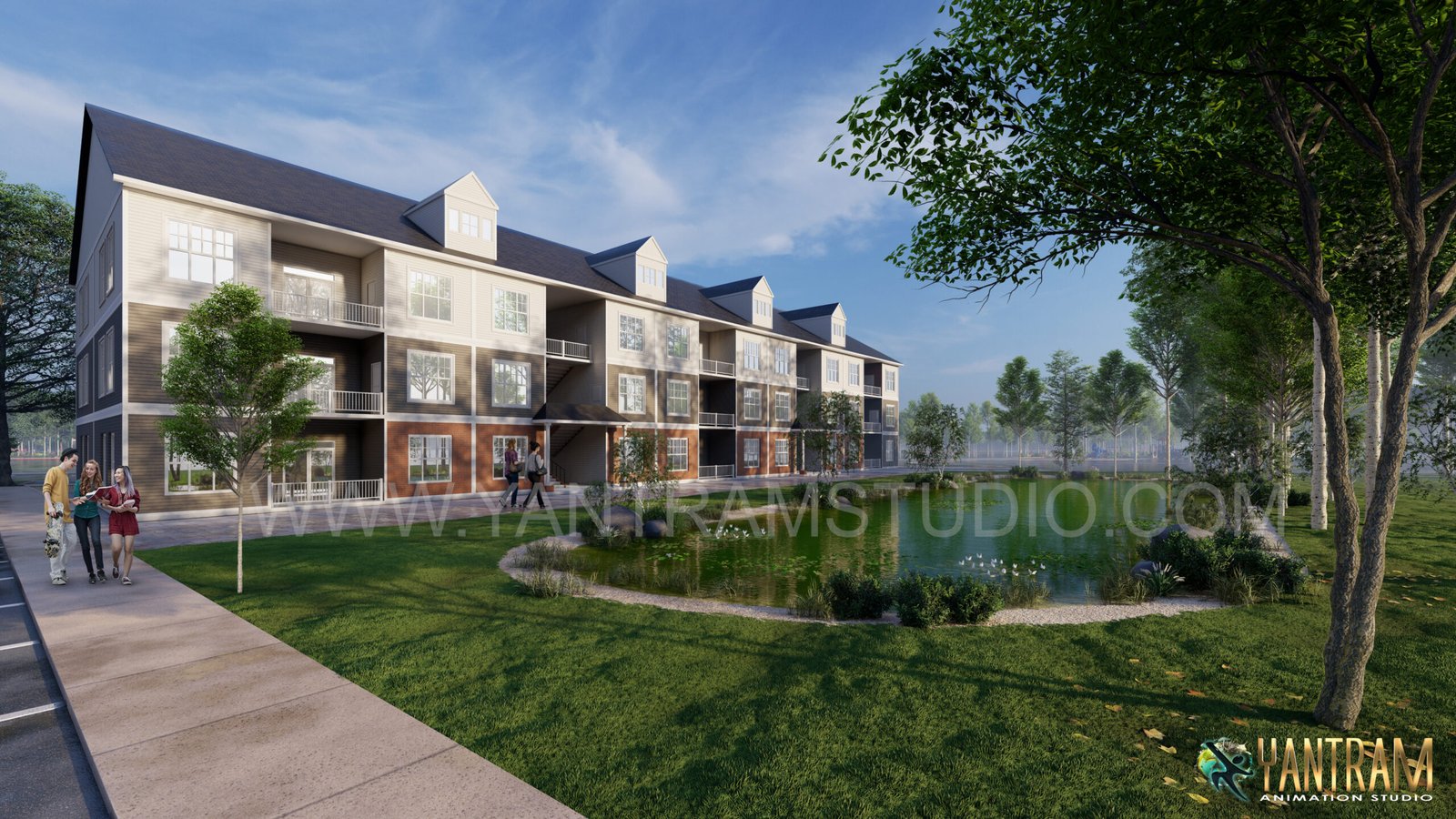 3D Architectural Rendering Companies designs apartment
