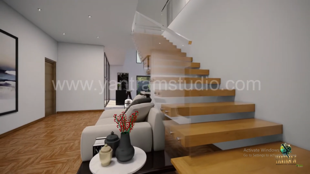 architectural-presentation-video-of-farm-house-stairs