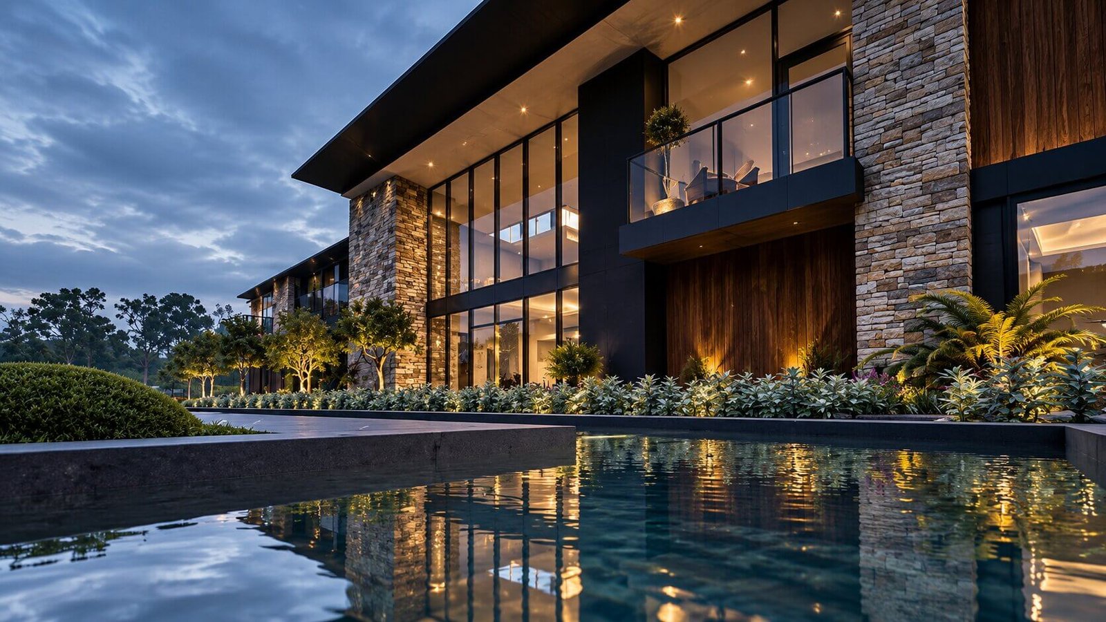3D Exterior Rendering Services of Villa in-Miami-Florida