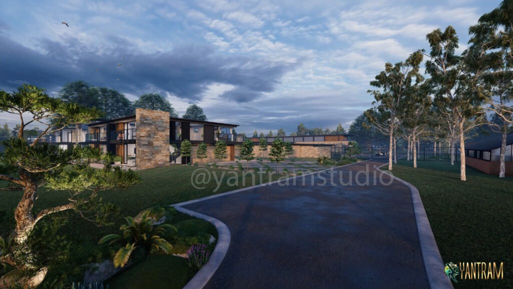3D Exterior Rendering Services to Swingfen villa in Miami, Florida