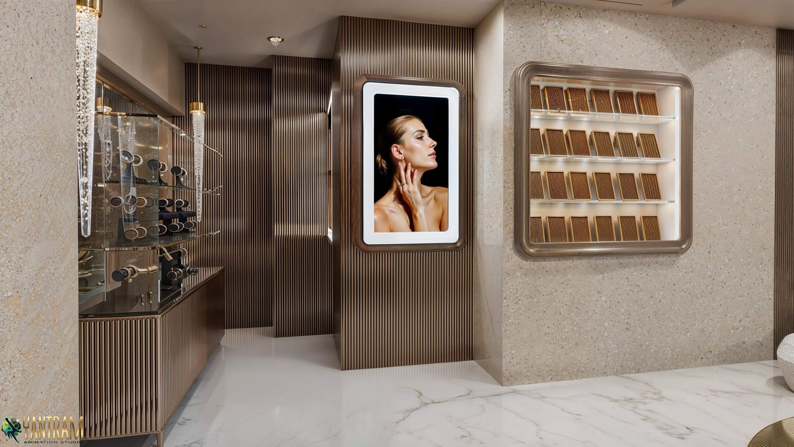 Gleaming Brilliance Elevate Your Jewelry Store with Stunning 3D Architectural Renderings