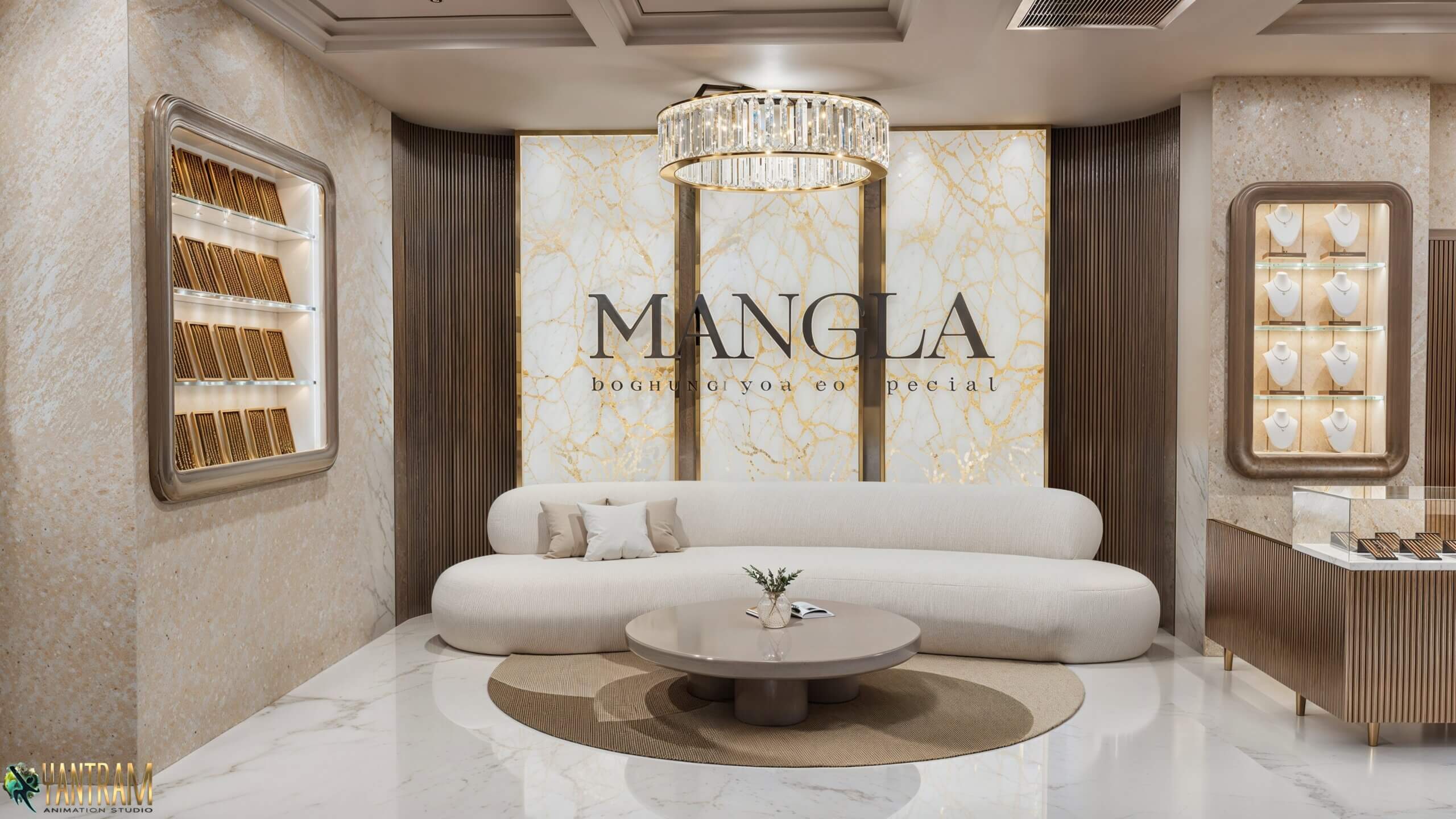 Unveiling Elegance Transform Your Jewelry Store with 3D Architectural Visualization Services