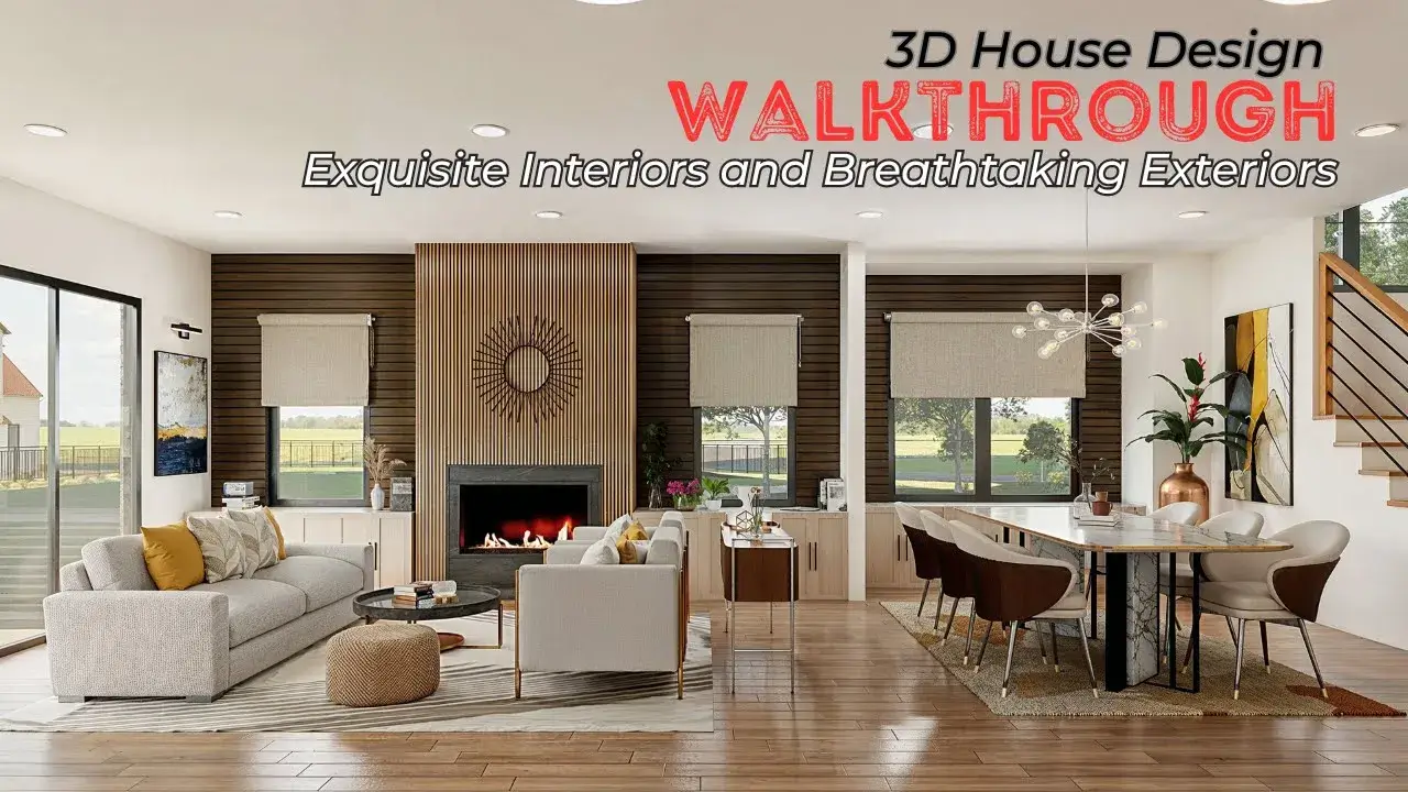 Your Home walkthrough for Stunning Interior & Exterior 3D Architectural Animation Designs Company in Sydney, Australia