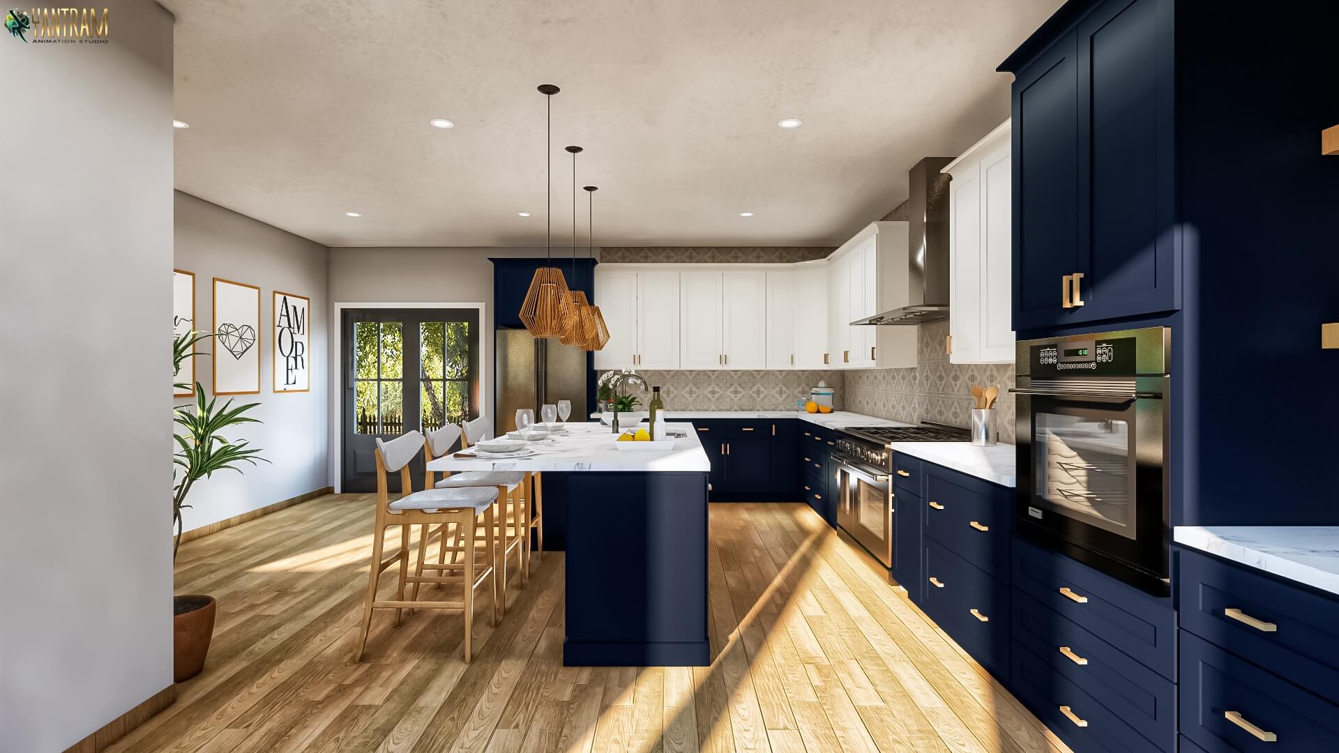 Elevate Your Kitchen Design Discover How 3D Interior Rendering Studios Bring Modern Culinary Spaces to Life