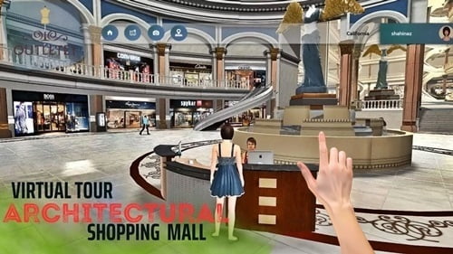 360 virtual tour Shopping mall Animation building interior walking walkthrough design studio