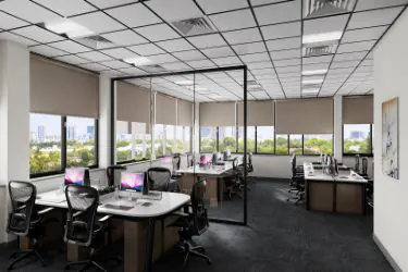 Office Architectural rendering studio animation visualization services design interior rendering studio view Idea