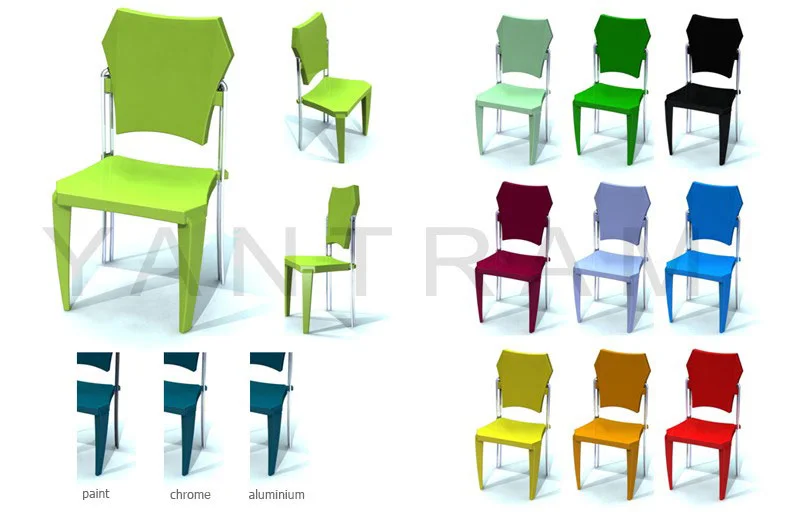 3D chair modeling for a furniture brand
