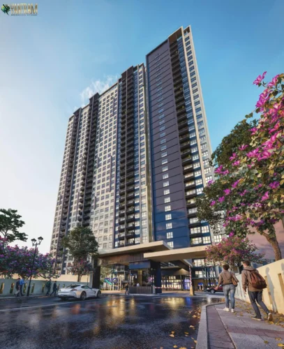Hi rise Building Exteriors with 3D Architectural Renderings design studio