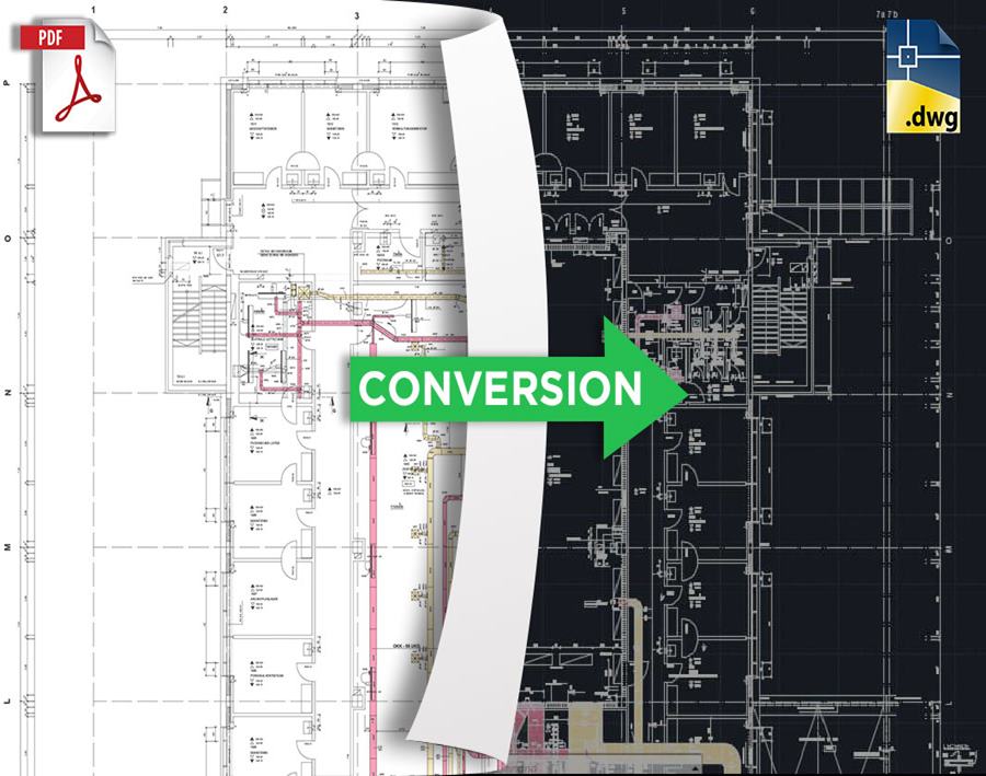 Pdf to Cad Conversion drawing yantram services