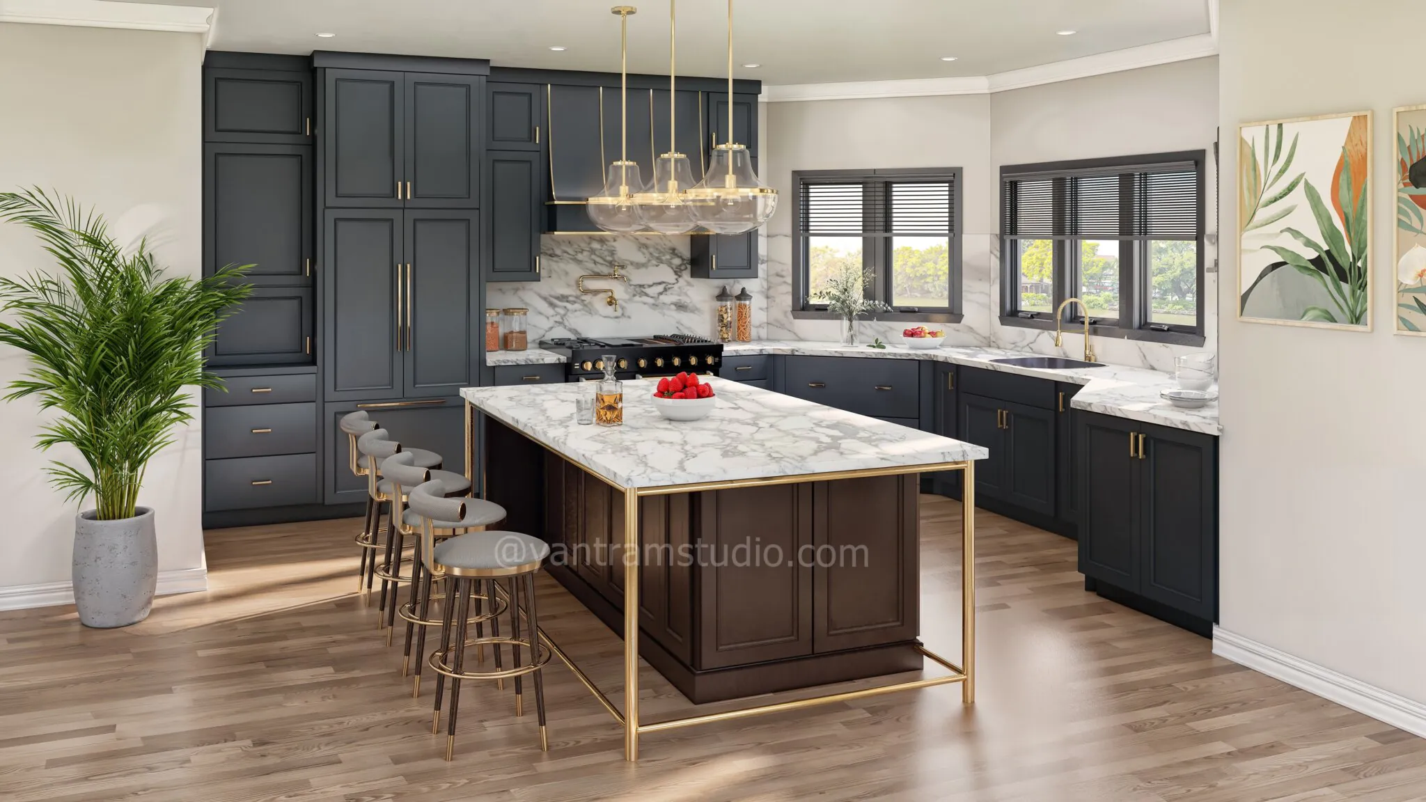 3D interior rendering