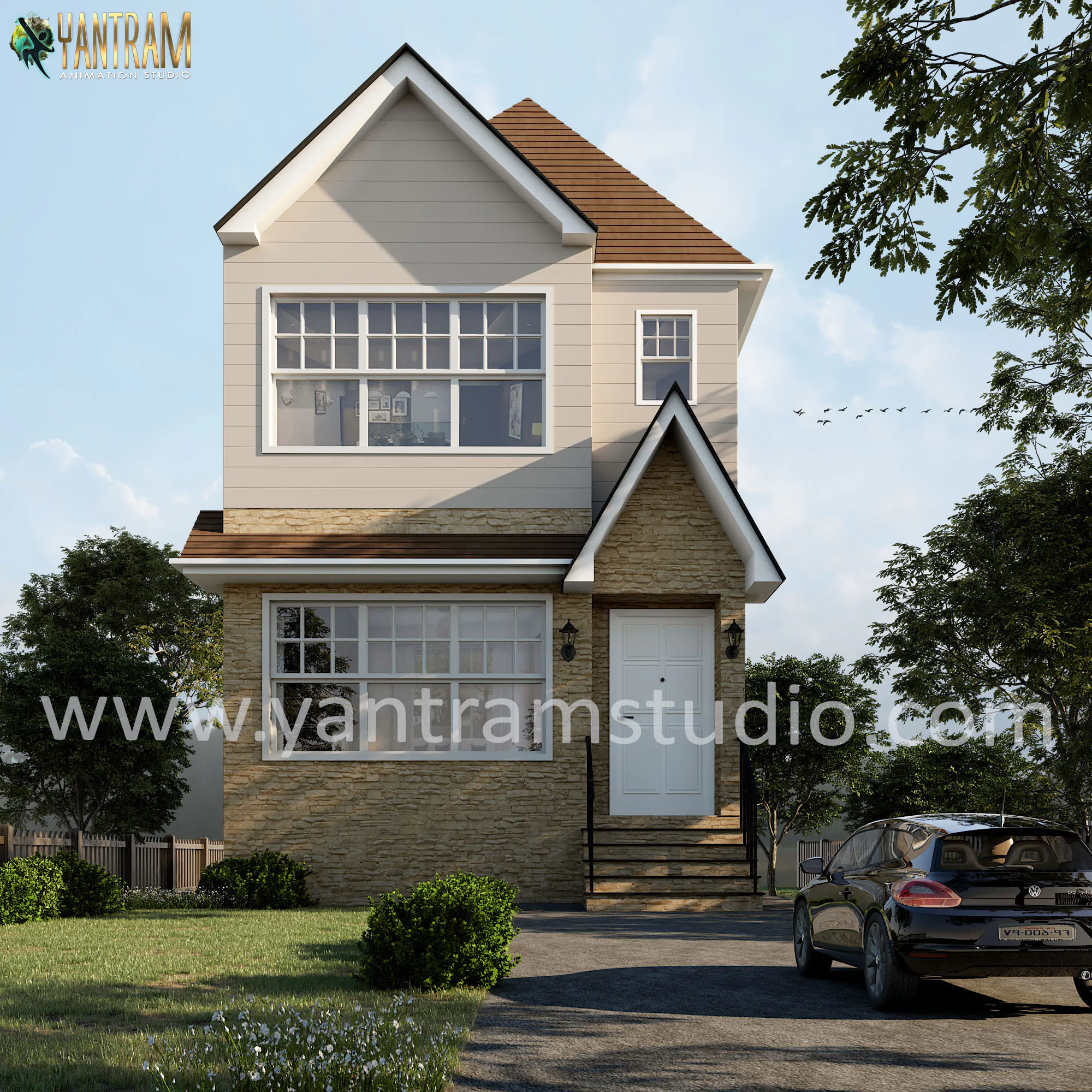 3D exterior rendering