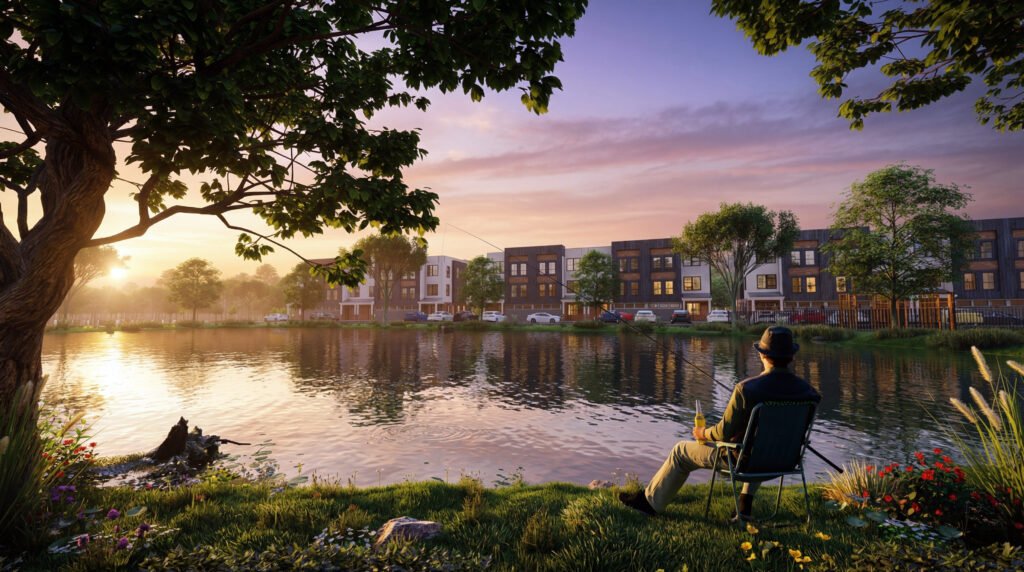 Waterfront residential 3d visualization in Vancouver โ Canada 3D Rendering Studio