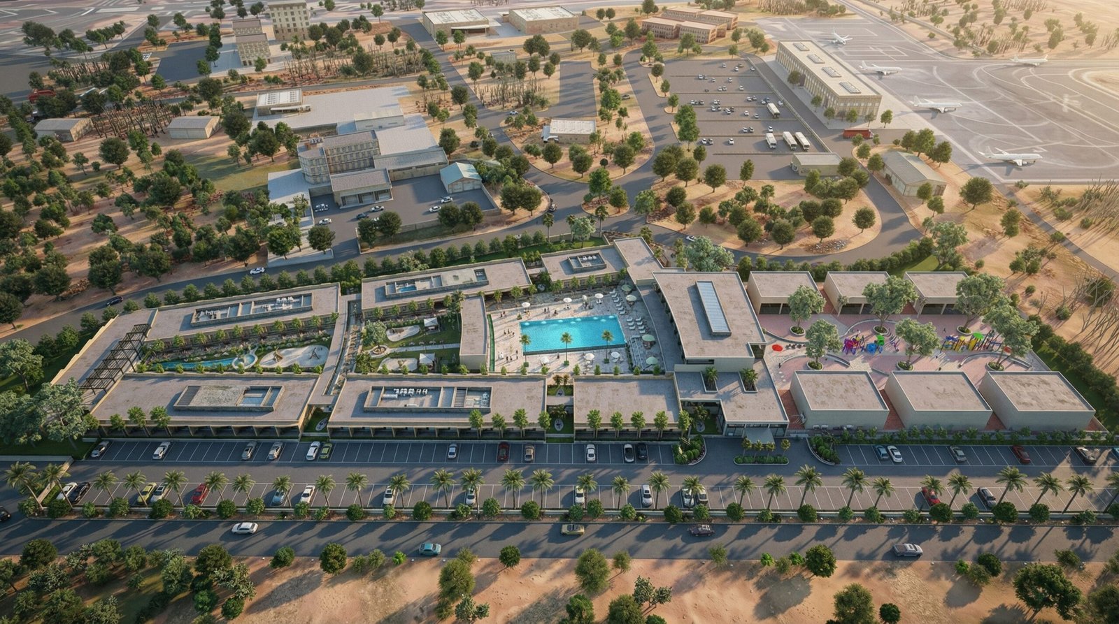 Apartment Floor Plan 3D Rendering Marseille France