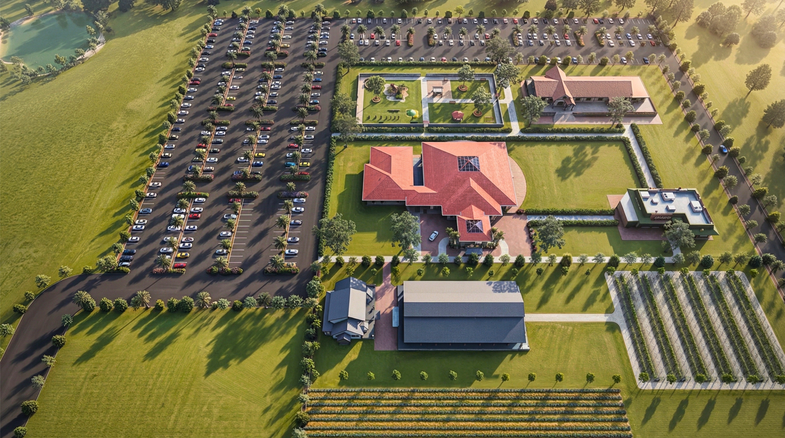 3D Rendering Rotterdam Waterfront