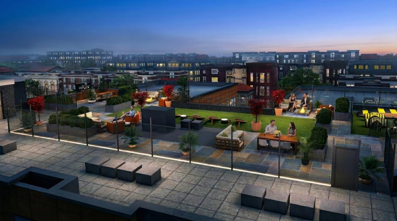 Modern Villa Exterior 3D Rendering Berlin Germany