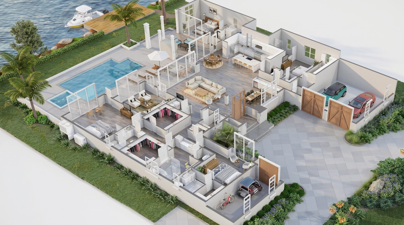 2D to 3D Floor Plan Conversion Services