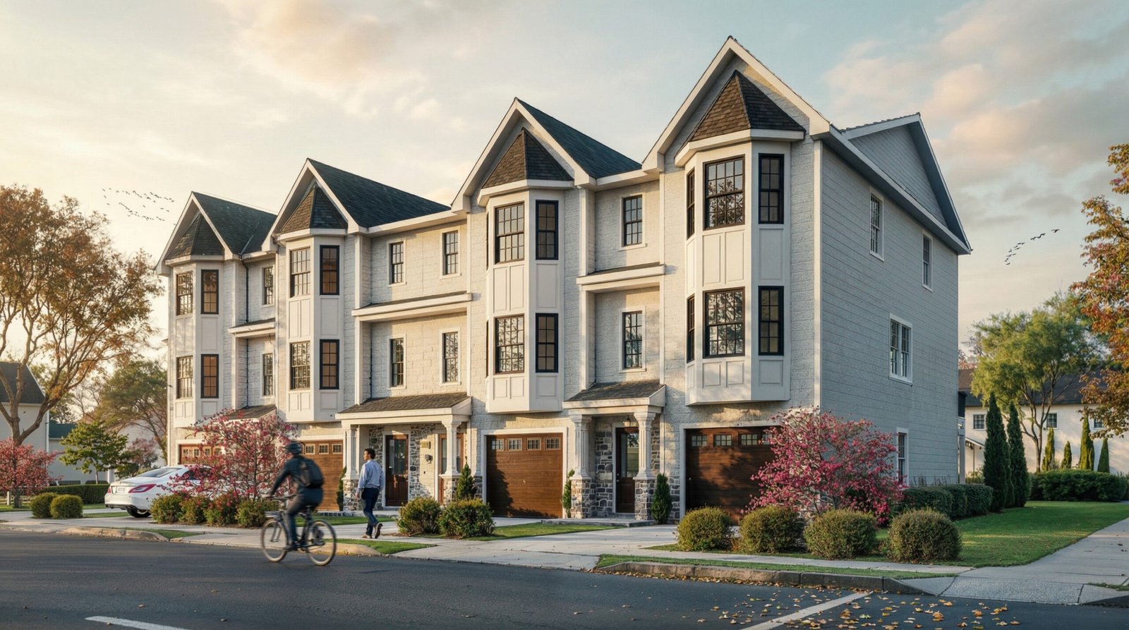 Luxury Villa Exterior 3D Rendering Paris France