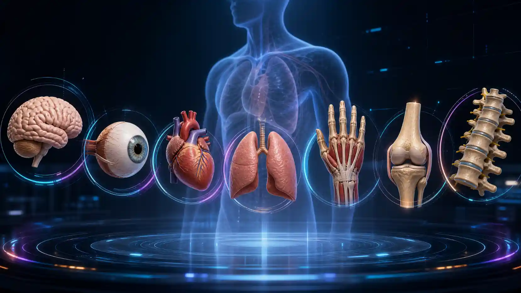 Precise 3D medical equipment and anatomical parts modeling for clinical and educational use